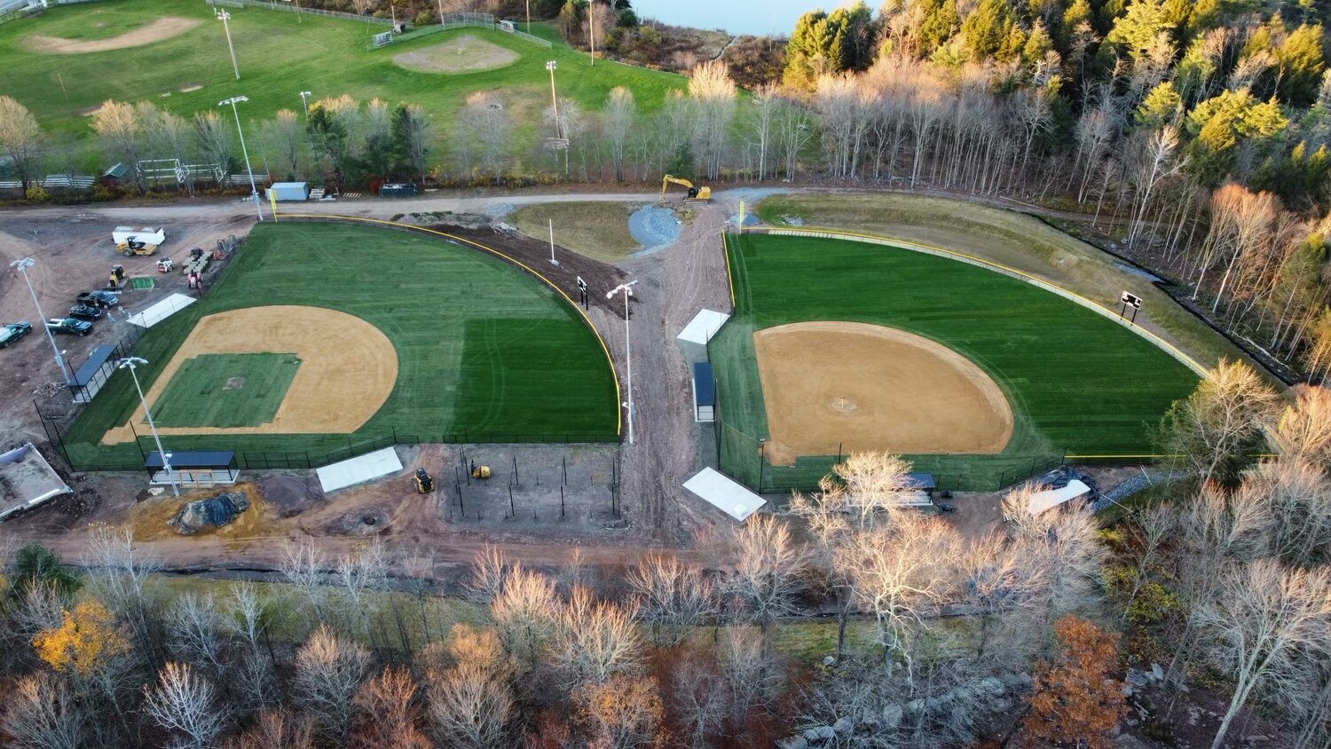 New sod and the infields have been installed recently at the Catskill Mountain Little League’s new complex on league-owned property adjacent to Archibald Field outside the village of Stamford.